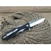Нож флиппер Zero Tolerance 0393 black-silver реплика SD1124