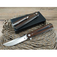 Нож флиппер Five Pro Rubicon classic brown сталь D2 SD1107