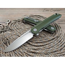 Нож флиппер Five Pro Форсаж green сталь D2 SD1525