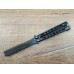 Нож бабочка расческа K-169 black SD3002